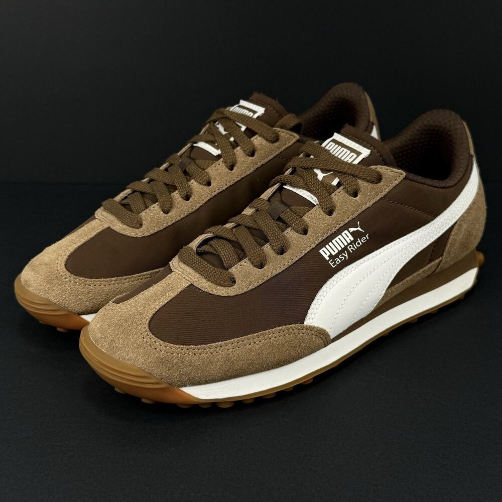 Puma Easy Rider Women’s Size 8.5 Brown Suede Sneakers 400331-05 New